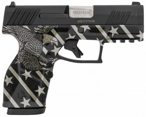 Taurus GX2 Compact 9mm Black W / Eagle, Stars & Stripes Pistol