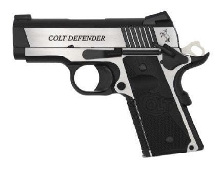 Colt Combat Elite Defender Stainless / Black .45 ACP 3" 7-Round
