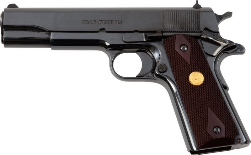 Colt Government Classic Royal Blue .45 ACP 5" Barrel 7-Round