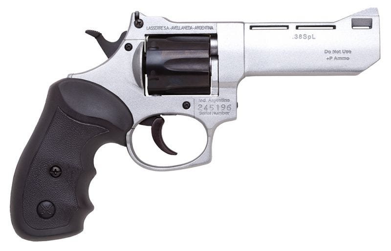 Comanche II-A .38 Special 3" 6-Round Revolver, Nickel