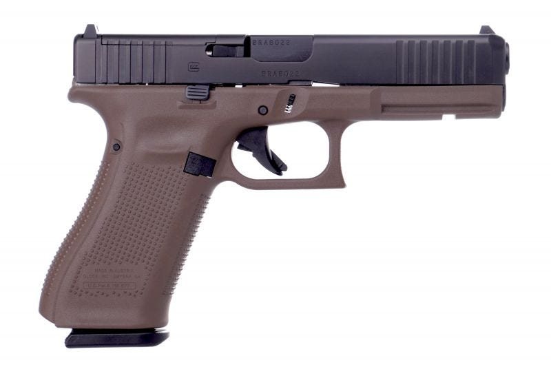 Glock 17 Gen 5 MOS Flat Dark Earth 9mm 4.49" Barrel 17-Round
