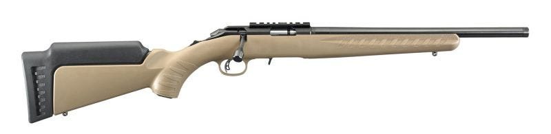 Ruger American Rimfire Rifle Barrett Brown Synthetic .22 LR 16" Barrel 10-Round