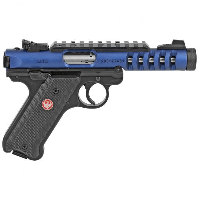 Ruger Mark IV Lite Blue .22 LR 4.4" Barrel 10-Round