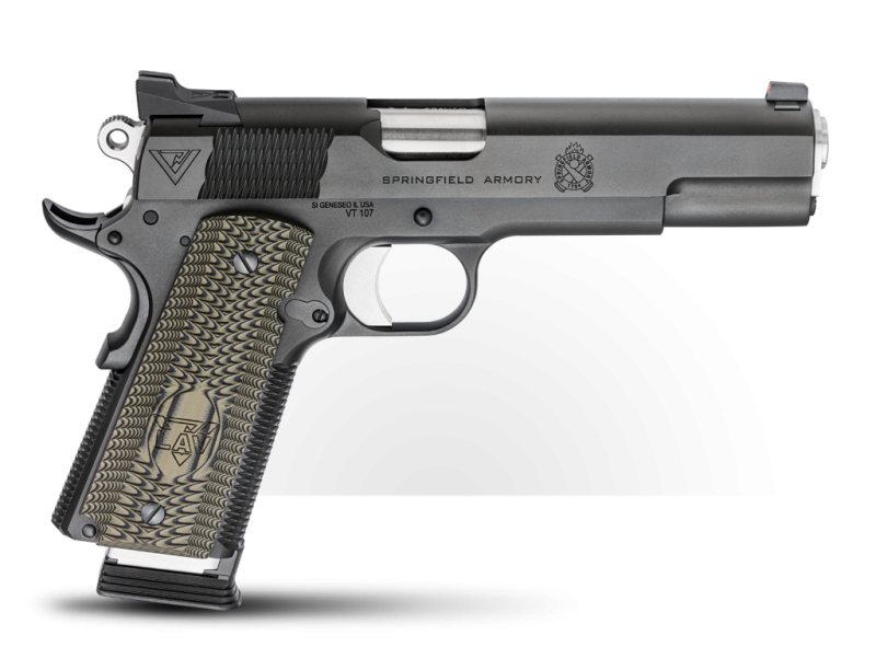 Springfield Armory Vickers Tactical Master Class .45 ACP 5" Barrel 8-Round with Black Zip Up Case