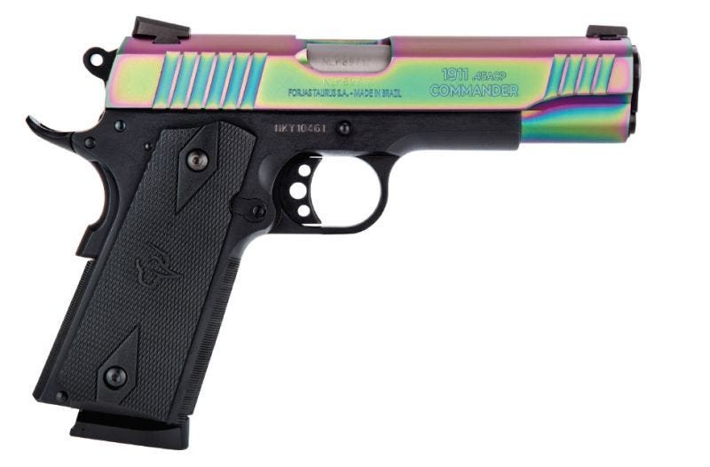 Taurus 1911 Commander Prizm .45 ACP 4.2" 8-Round Novak Drift Sights