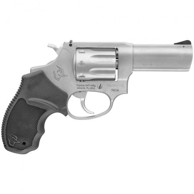 Taurus 942M Stainless / Black .22 Mag 3" Barrel 8-Round