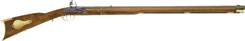 Traditions Deluxe Kentucky Muzzleloading Rifle .50 Cal Flintlock 33.5" Blued Barrel