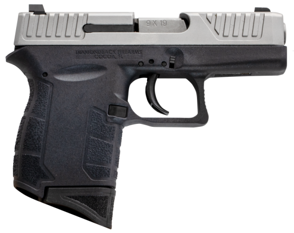 DIAMONDBACK DB9 G4 STAINLESS / BLACK 9MM 3" BARREL 6-ROUNDS