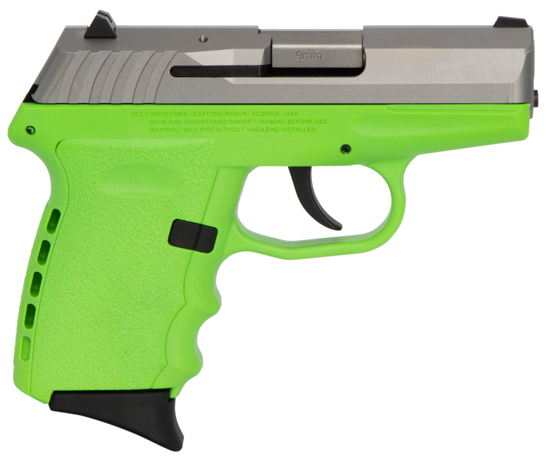 SCCY CPX-2 CARBON LIME GREEN 9MM 3.1" BARREL 10-ROUNDS