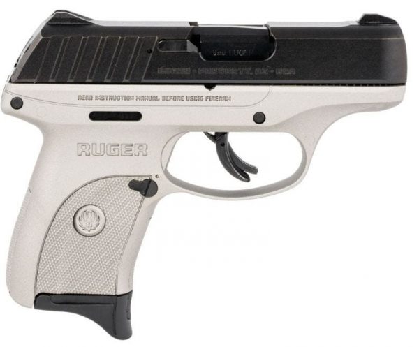 RUGER EC9S SILVER / BLACK 9MM 3.12" BARREL 7-ROUNDS