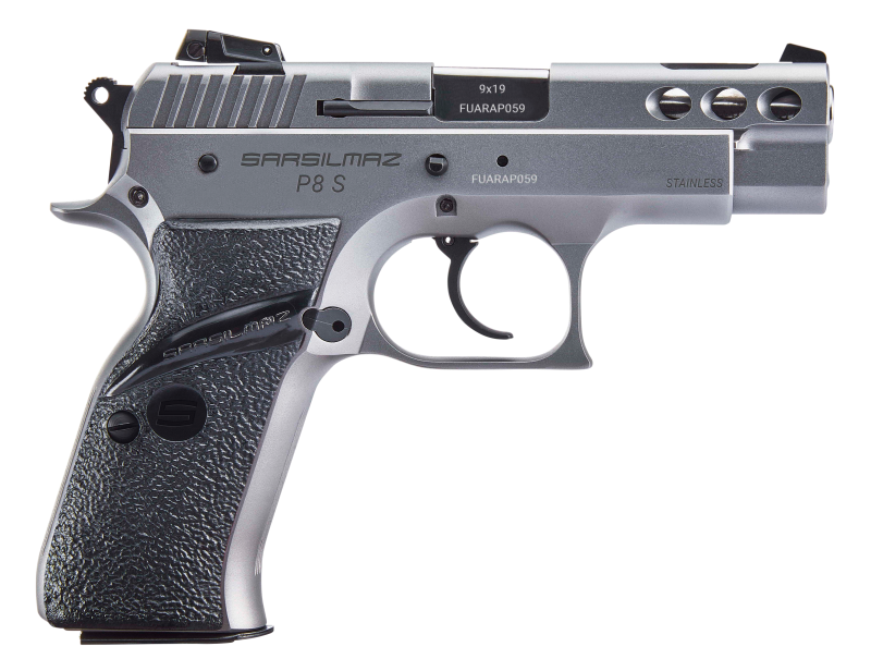 SAR USA P8S HANDGUN STAINLESS 9MM 3.8" BARREL 17-ROUNDS