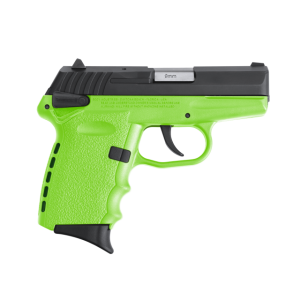 SCCY CPX-1 RD LIME GREEN / BLACK 9MM 3.1" BARREL 10-ROUNDS CTS-1500 REFLEX SIGHT