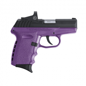 SCCY CPX-2 RD PURPLE / BLACK 9MM 3.1" BARREL 10-ROUNDS CTS-1500 REFLEX SIGHT