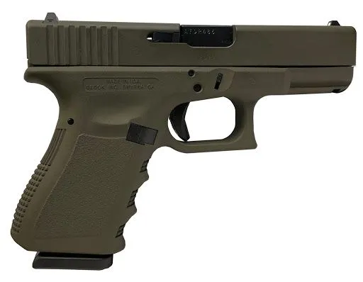 GLOCK 19 GEN 3 OD GREEN 9MM 4.1" BARREL 15-ROUNDS