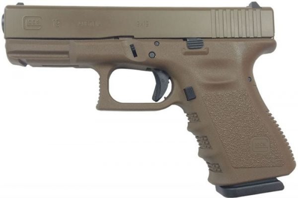 GLOCK 19 GEN 3 COMPACT FLAT DARK EARTH 9MM 4.02" BARREL 15-ROUNDS