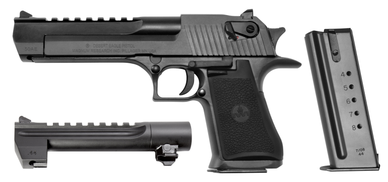 MAGNUM RESEARCH MARK XIX DESERT EAGLE COMBO .50 AE / .44 MAG 6" BARREL 8-ROUNDS