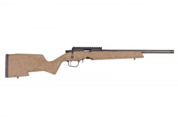 CHRISTENSEN ARMS RANGER BOLT ACTION RIFLE BLACK/TAN .22 LR 18" BARREL 10-ROUNDS