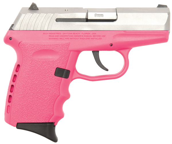 SCCY CPX-2 PINK / STAINLESS 9MM 3.1-INCH 10RD