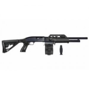 Adaptive Tactical Sidewinder Venom Black 12GA 2.75-inch Chamber 18.5-inch 10Rd Drum