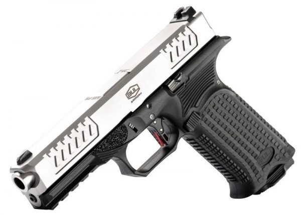 BUL ARMORY AXE STAINLESS / BLACK 9MM 4.49" BARREL 17-ROUNDS