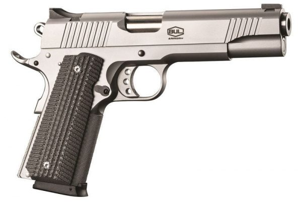 BUL ARMORY GOVERNMENT STAINLESS .45 ACP 5" BARREL 8-ROUNDS