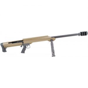 BARRETT MODEL 99 BOLT ACTION RIFLE .50 BMG 32-INCH HEAVY BARREL SINGLE SHOT TAN
