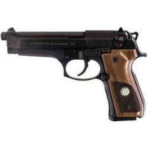BERETTA 92FS BLACK 9 MM 4.9-INCH 15 RD WOOD GRIPS
