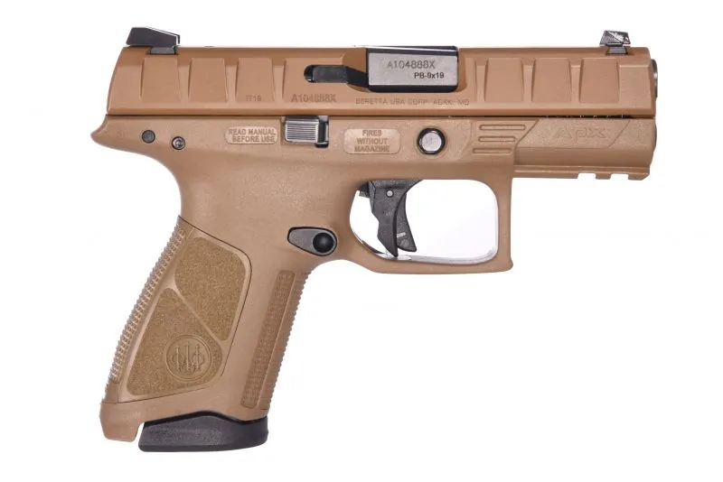 BERETTA APX CENTURION 9MM BLK/FDE 10RDS 3.7-INCHES
