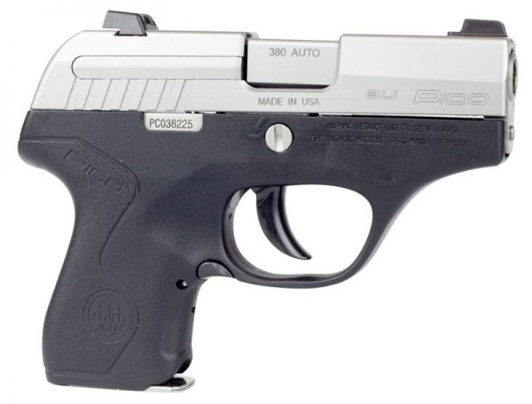 BERETTA PICO STAINLESS / BLACK .380 ACP 2.7-INCH 6RDS
