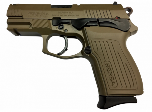 BERSA TPR COMPACT 9MM LUGER 3.25" 13 ROUNDS FDE