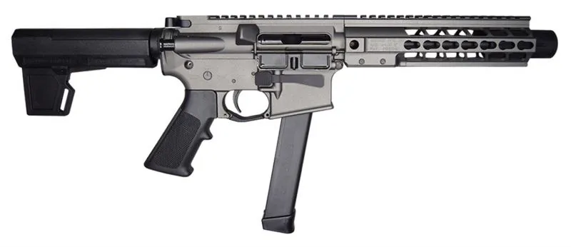 BRIGADE BM-9 PISTOL TUNGSTEN 9MM 9" BARREL 33-ROUNDS