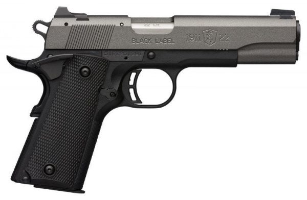 BROWNING 1911-22 BLACK LABEL TUNGSTEN .22 LR 3.625" BARREL 10-ROUNDS