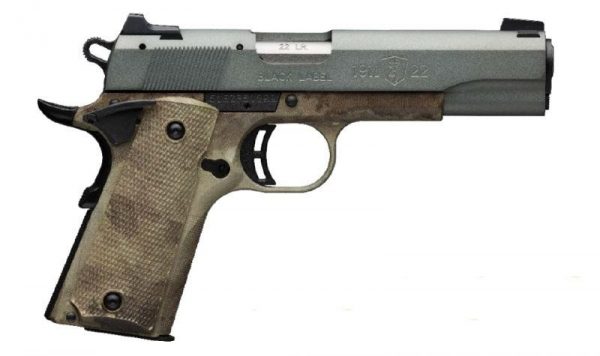 BROWNING 1911 BLACK LABEL 3D 22 LR 3-5/8" BARREL SPD 10 ROUNDS GRAY