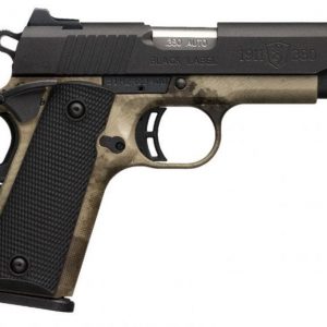 BROWNING 1911-380 BLACK LABEL PRO SPEED COMPACT A-TACS AU / BLACK .380 ACP 3.6-INCH 8RDS