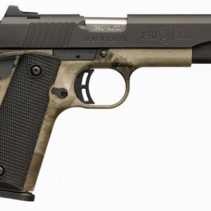 BROWNING 1911-380 BLACK LABEL PRO SPEED FULL-SIZE A-TACS AU / BLACK .380 ACP 4.25-INCH 8RDS