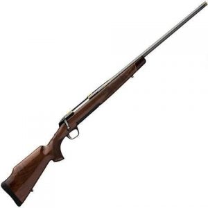 Browning X-Bolt Medallion Safari Grade Bolt Action Rifle 7mm Rem Mag 24 Inc Barrel 3 Rounds Gloss Walnut Stock Polished Blued Finish