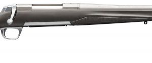 BROWNING X-BOLT STAINLESS STALKER 6.5 CREEDMOOR BOLT ACTION RIFLE 22" BARREL 4 ROUNDS GRAY/BLACK