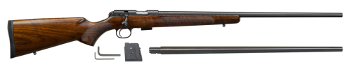 CZ 457 AMERICAN .22 LR/.17 HMR 24" 5 ROUNDS TURKISH WALNUT