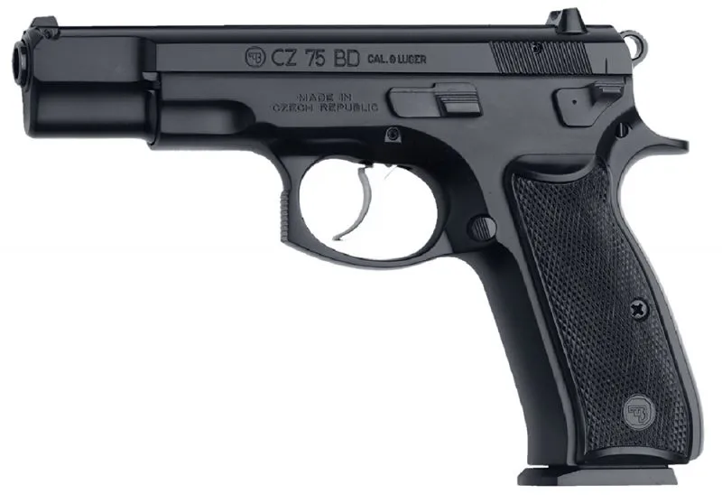CZ 75 BD BLACK 9MM 4.7-INCH 10RDS