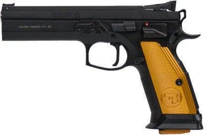 CZ 75 TACTICAL SPORT BLACK / ORANGE 9MM 5.4-INCH 10RD
