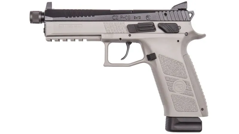 CZ P-09 URBAN GREY SUPPRESSOR-READY URBAN GREY 9MM 5.2-INCH 21RDS