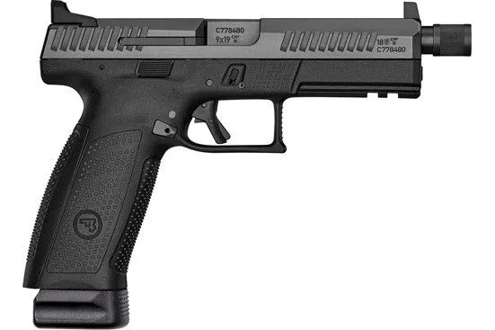 CZ P-10 COMPACT 9MM SUPPRESSOR-READY 17RDS 4.61-INCHES