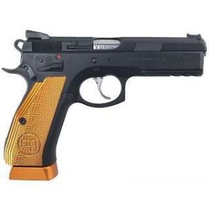 CZ SP-01 SHADOW BLACK / ORANGE 9MM 4.61-INCH 17RDS