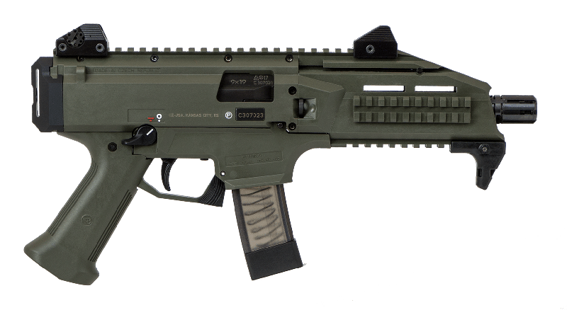 CZ SCORPION EVO-3 S1 PISTOL OD GREEN 9MM 7.75-INCH 10RDS
