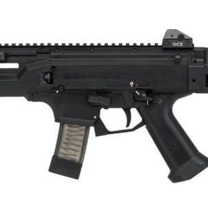 CZ SCORPION EVO 3 S1 PISTOL BLACK 9MM 7.75-INCH 20RDS W / FOLDING BRACE AND FLASH CAN