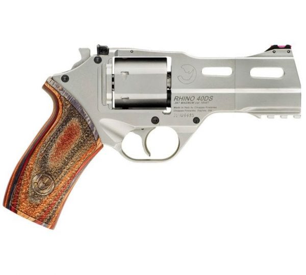 Chiappa Firearms White Rhino 40DS Brushed Nickel .357 Mag 4-inch 6Rds