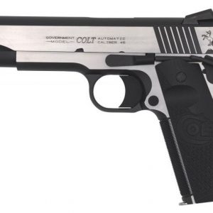 COLT FIREARMS COMBAT ELITE 1911 GOVERNMENT STAINLESS / BLACK .45 ACP 5-INCH 8RDS NIGHT SIGHTS