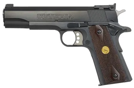 COLT FIREARMS GOLD CUP NATIONAL MATCH BLUE / WALNUT 5-INCH 8 RD