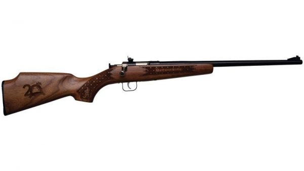 Crickett SKA 20TH Anniversary Crickett .22lr 16.125-inch 1 rd Blued Walnut