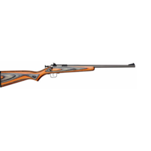 CRICKETT YOUTH BOLT ACTION RIFLE BLACK/ORANGE WOOD LAMINATE 22LR 16.125 1 RD